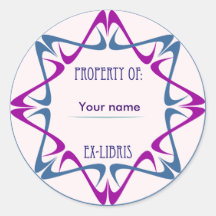Ex-libris Sticker no. 8d