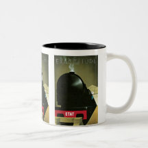 Exactitude Railway Poster Mugs