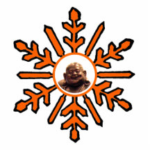 Example of Add Your Image Christmas Tree Ornament Cut Out