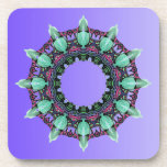 EXAMPLE ONLY COLOR gradients - violet cork coasters