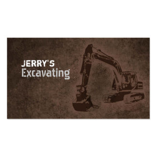 156+ Excavation Business Cards and Excavation Business Card Templates