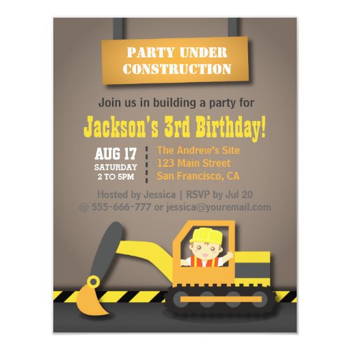 excavator_construction_theme_kids_birthday_party_invitation r4610b24269ce48df87f8de9c75925b7c_zk91q_512