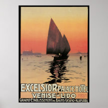 Excelsior Palace Hotel Venise Lido Print