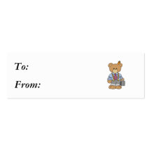 Executive bear business card