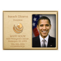 Executive VIP Gold Custom Profile Cards Business Cards