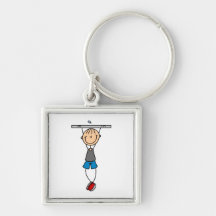 Exercise Chin Ups Tshirts and Gifts Key Chains