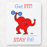 Exercise Motivation Cardio Fitness Mouse Pad
