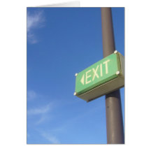 exit blank cards