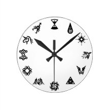 EXO Symbols Clock
