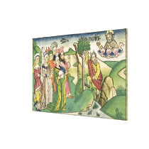Exodus 15 1-19 The Song of Moses, from the 'Nuremb canvas prints