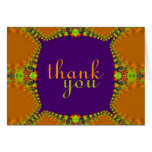 Exotic Lace Thank You Gracias Merci Danke Card