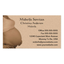 Expectant Mother Business Card
