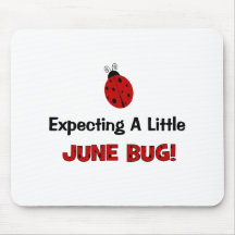 Expecting A Little June Bug Maternity Mouse Mat