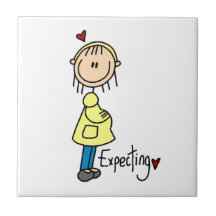 Expecting Baby T-shirts and Gifts Ceramic Tile