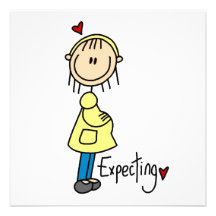 Expecting Baby T-shirts and Gifts Custom Invite