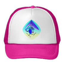 EXPECTING JOGGING STORK CAP TRUCKER HAT