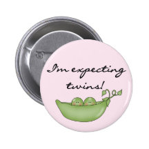 Expecting Twins - Peas in a Pod Pins