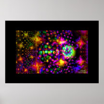 Exploding Jewels Print
