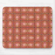 Exploding Planet Grid Mouse Pad