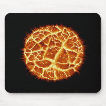 Exploding Planet Mouse Pads