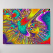 Exploding Star Poster