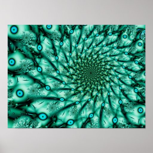 Explosion 2 Abstract Art Poster