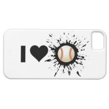 Explosive I Love Baseball iPhone 5 Case