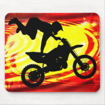 Explosive Motocross Jump Mouse Pad