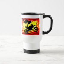 Explosive Motocross Jump Mugs