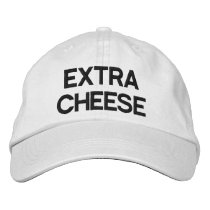 Extra Cheese Embroidered Hat embroidered hats