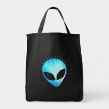 Extra Terrestrial Grocery Tote Bag