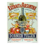 Extrait d'Absinthe Vintage Poster Art Postcards