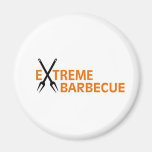extreme barbecue refrigerator magnet