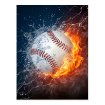 Extreme Baseball Postcard
