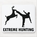 Extreme Hunting Deer Karate Kick Mousepad