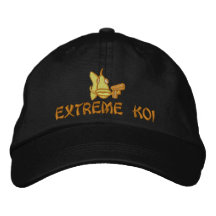 Extreme Koi- Embroidered Hat