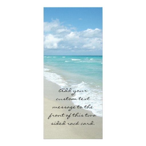 Extreme Relaxation Beach View Rack Cards