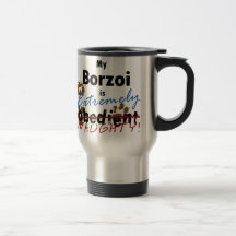 Extremely Naughty Borzoi Mug