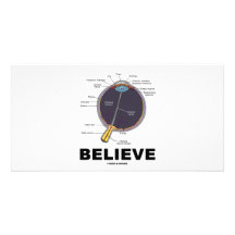 Eye Believe (Anatomical Humour) Customized Photo Card