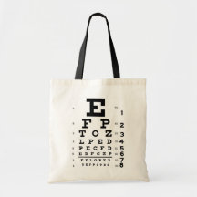 Eye Chart Bags