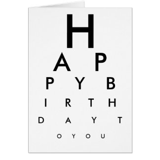 Eye Test Cards &amp; Invitations | Zazzle.com.au