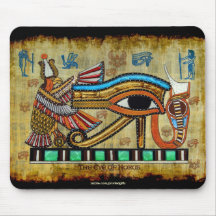EYE OF HORUS, WADJET Egyptian Art Mousepad