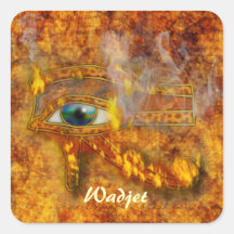 Eye of Horus Wadjet Egyptian Art Stickers