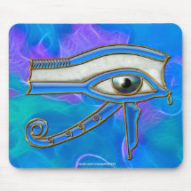 EYE OF HORUS, WADJET Egyptian Mousepad