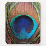 Eye of the Peacock Feather Close-Up Mousepad