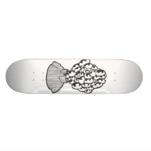 Eyeball Head Skateboard