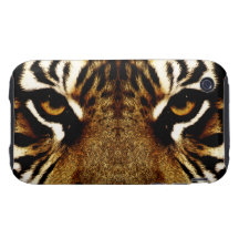 Eyes of a Tiger Tough iPhone 3 Case