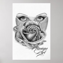 Eyes on Rose Poster