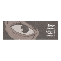 Eyes - Skinny Business Card Templates