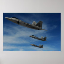 F-22 Raptors Poster